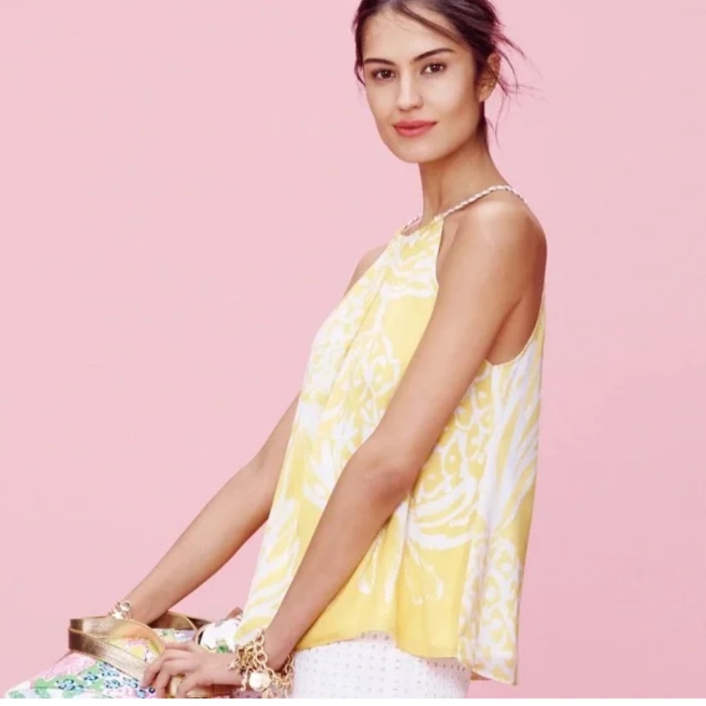 Lilly Pulitzer for Target Sunshine Halter Tank